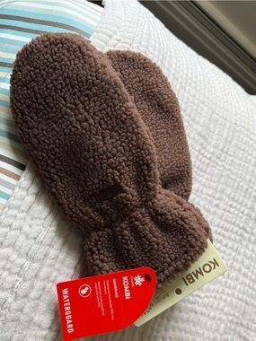 Kombi Brown Sherpa Mittens - Women's Waterproof Mittens
